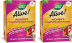 Nature's Way Alive! Multivitamínico Completo para Mujeres, 50 Comprimidos