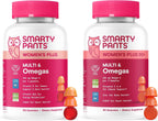 SmartyPants Gominolas Multivitamínicas para Mujeres, Omega 3 DHA/EPA, Metilfolato, CoQ10, Vitamina D3, C, B12, B6, A, K, Zinc, Tres Sabores de Fruta, 90 Gominolas (Suministro para 30 Días)