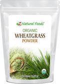 Z Natural Foods Polvo de Hierba de Trigo Orgánico - 453 g (1 lb)
