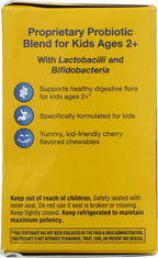 Nature's Way Primadophilus Probiótico Masticable para Niños, 60 Comprimidos Sabor Cereza