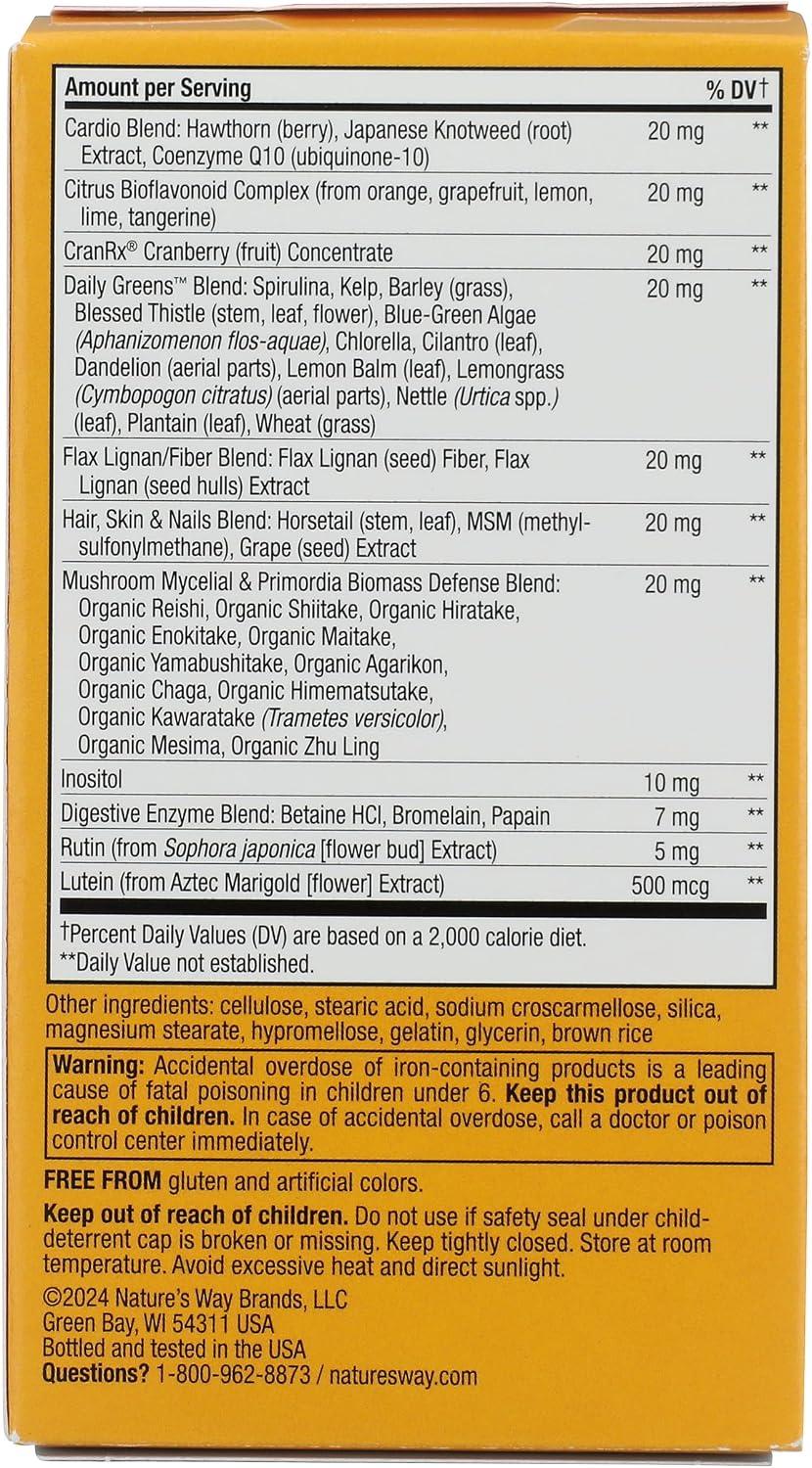 Nature's Way, Multivitamínico Alive! Once Daily Mujeres, 60 Comprimidos