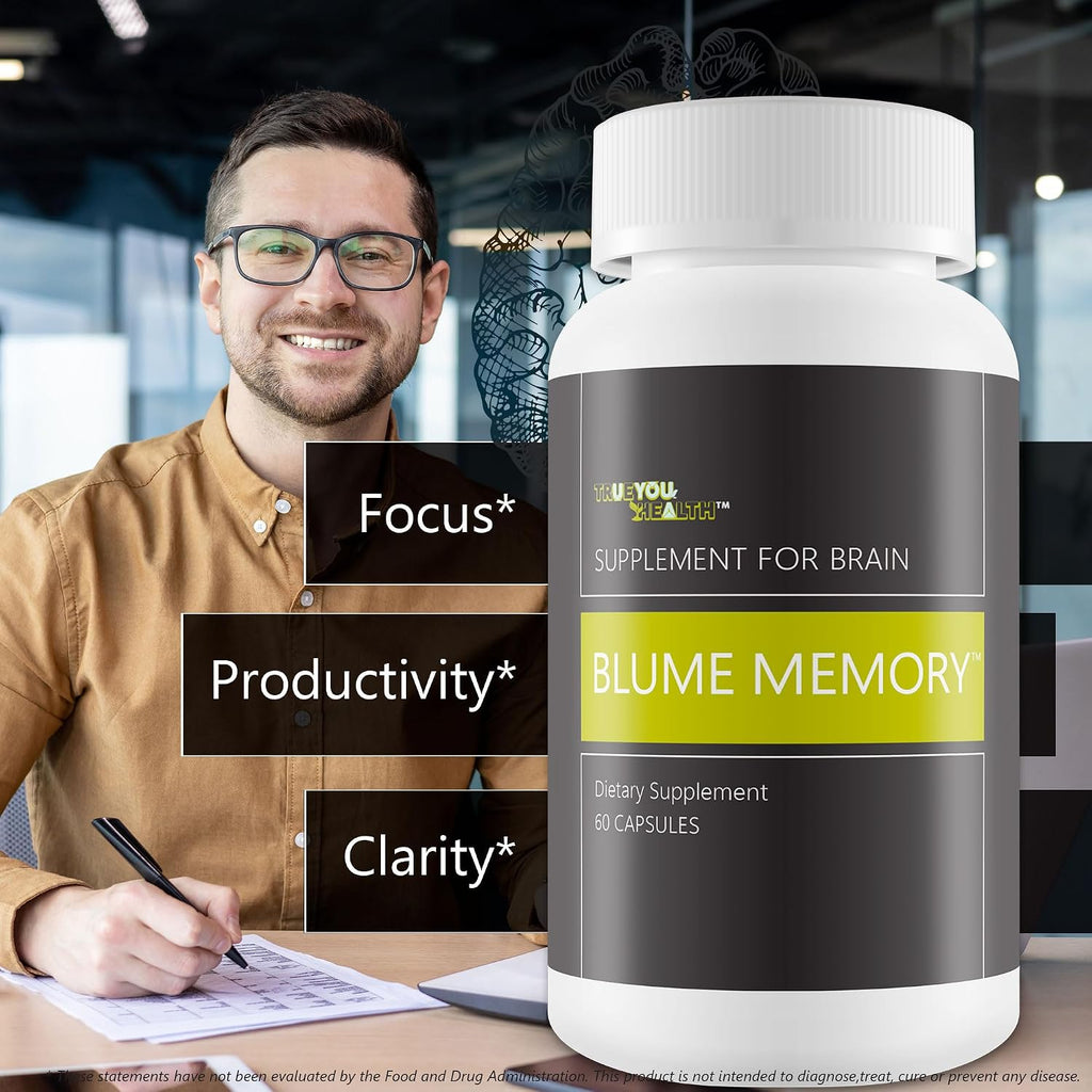 Blume Memory - Suplemento de Memoria y Concentración para Mujeres y Hombres