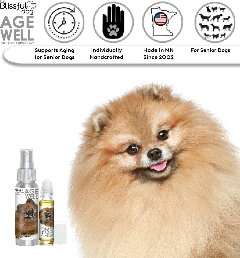 The Blissful Dog Pomeranian Age Well Spray Aromaterapia