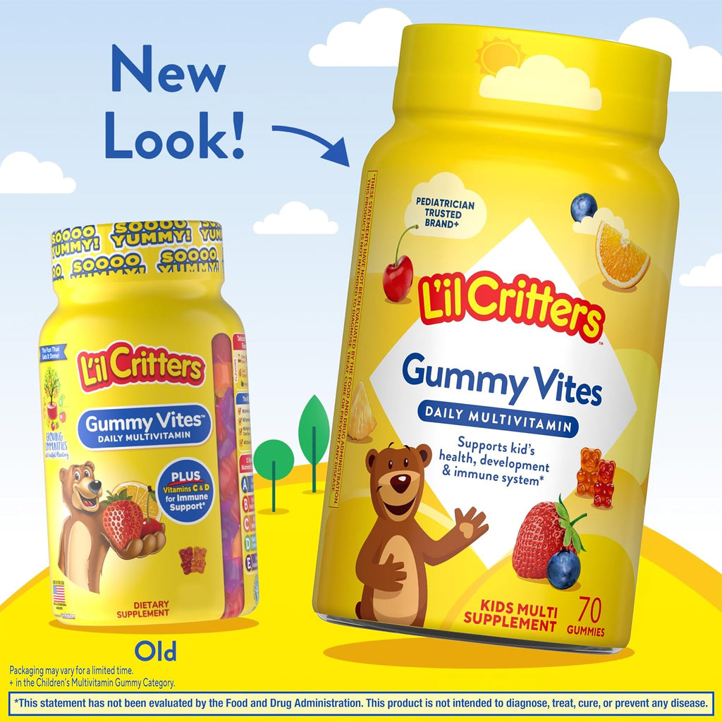 L'il Critters Gominolas Multivitamínicas para Niños - 70 gominolas