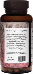 Synchro Micro•Bios - Probiótico de Esporas - Bacillus Subtilis HU58 - 60 Cápsulas