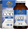 Garden of Life Multivitamínico para Hombres - Vitamin Code Raw Whole Food, Probióticos, Vegetariano, 240 Cápsulas