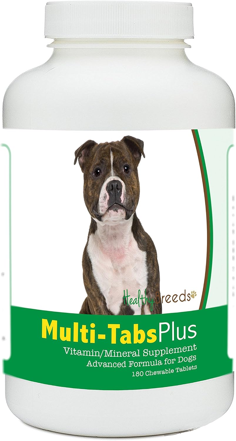 Healthy Breeds Staffordshire Bull Terrier Multi-Tabs Plus Tabletas Masticables 180 Unidades