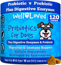 Well Loved Probióticos para Perros – Masticables Suaves con Prebióticos y Enzimas Digestivas