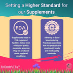 EnfanteVITA All in One Kids Vitamins - Multivitamínico Infantil en Polvo con Probióticos, 90 Días