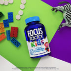 Focus Factor Kids Extra Strength Daily Chewable – 120 Comprimidos Masticables (Paquete de 2)