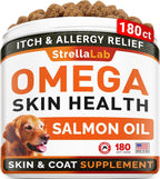 STRELLALAB Aceite de Pescado para Perros y Gatos - Omega-3 Natural - 473 ml