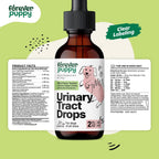 Forever Puppy Gotas para el Tracto Urinario de Perros - Suplemento Natural para la Vejiga con Seda de Maíz y Chanca Piedra - Sin Azúcar ni Alcohol - 60 ml