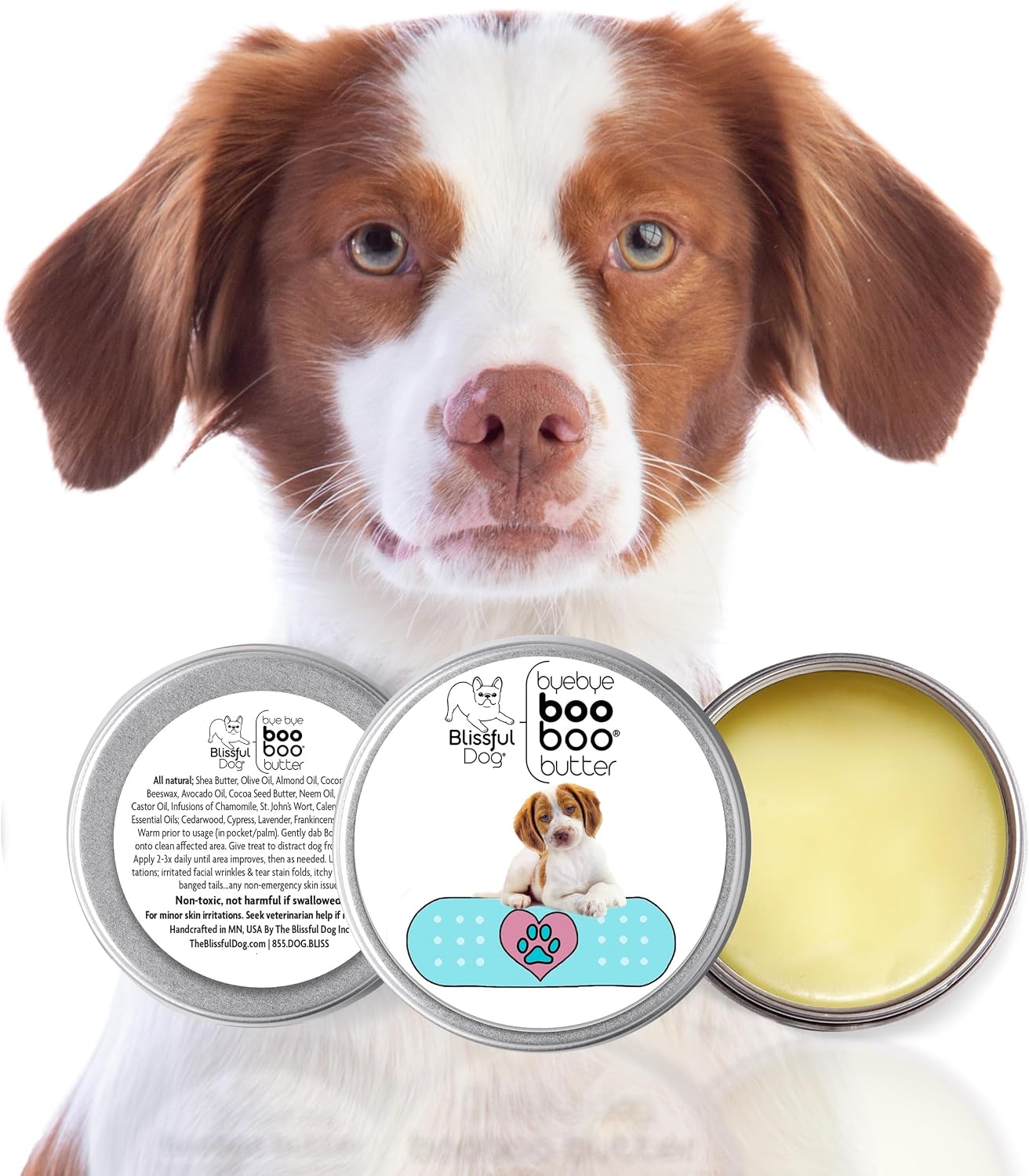 The Blissful Dog Brittany Boo Butter Bálsamo Tópico - 473 ml