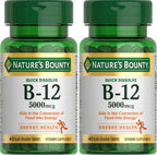Nature's Bounty Vitamina B-12 500 mcg - 300 comprimidos (3 botes de 100)