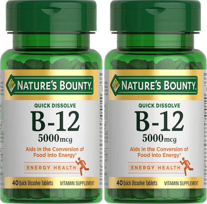 Nature's Bounty Vitamina B-12 500 mcg - 300 – Quienes buscan un impulso energético : La B12 es conocida por su – Image 10
