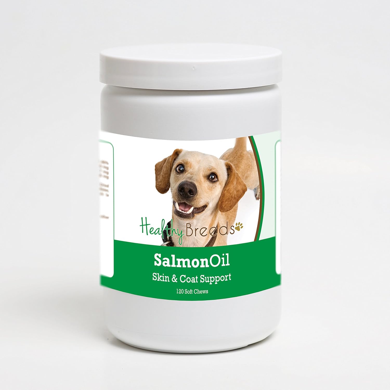 Healthy Breeds Chiweenie Aceite de Salmón Golosinas Blandas 120 unidades
