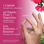 Garden of Life Vitamin Code RAW ONE for Women - Multivitamínico Diario con Probióticos, 75 Cápsulas