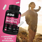 Myo-Inositol y D-Chiro Inositol 40:1 - Suplemento para Mujeres - 2050mg por dosis - 120 Cápsulas