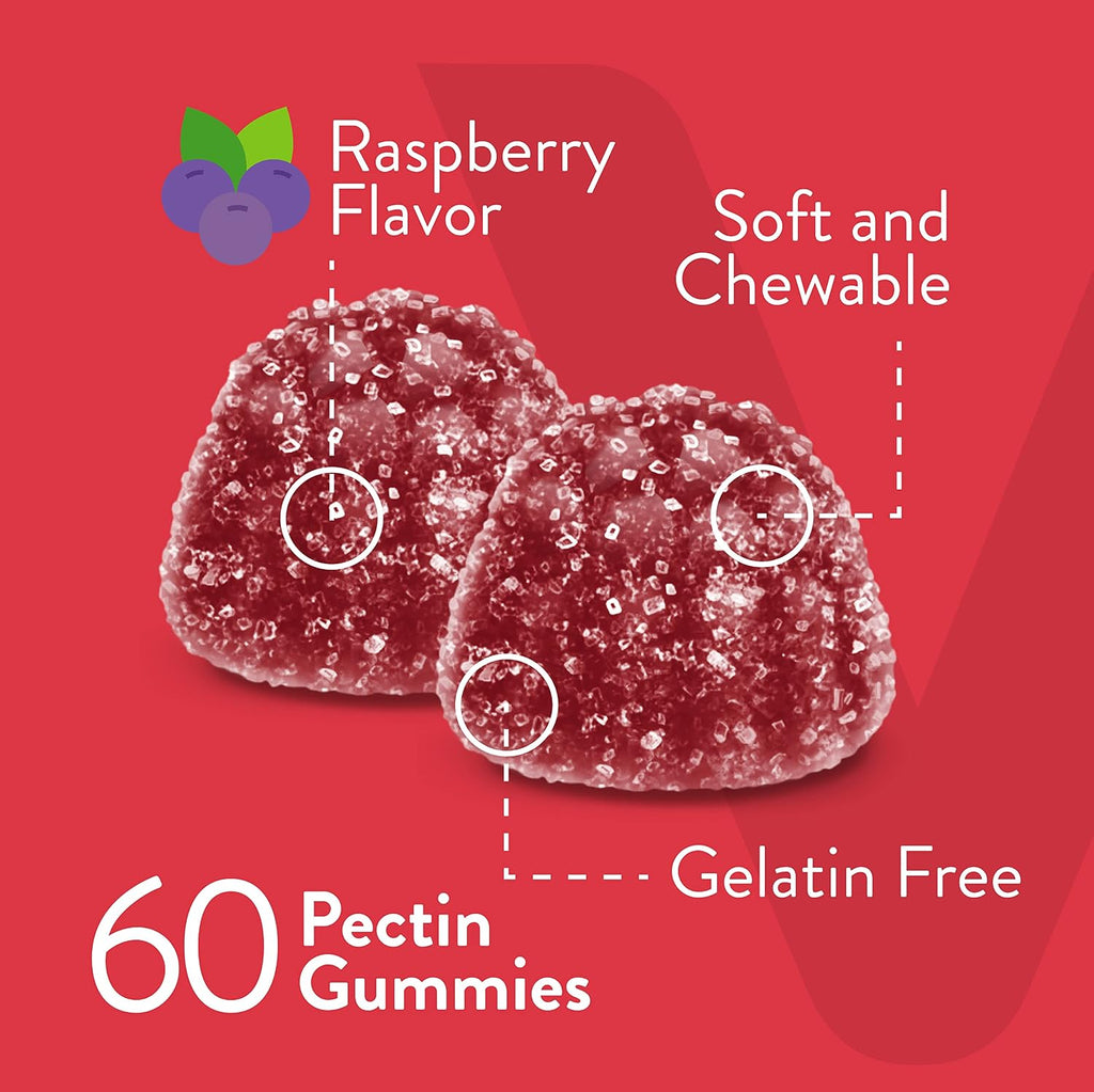 Viteey Vitamin B12 Gummies - 1000 mcg, 60 Gominolas Veganas sabor Frambuesa