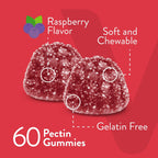 Viteey Vitamin B12 Gummies - 1000 mcg, 60 Gominolas Veganas sabor Frambuesa