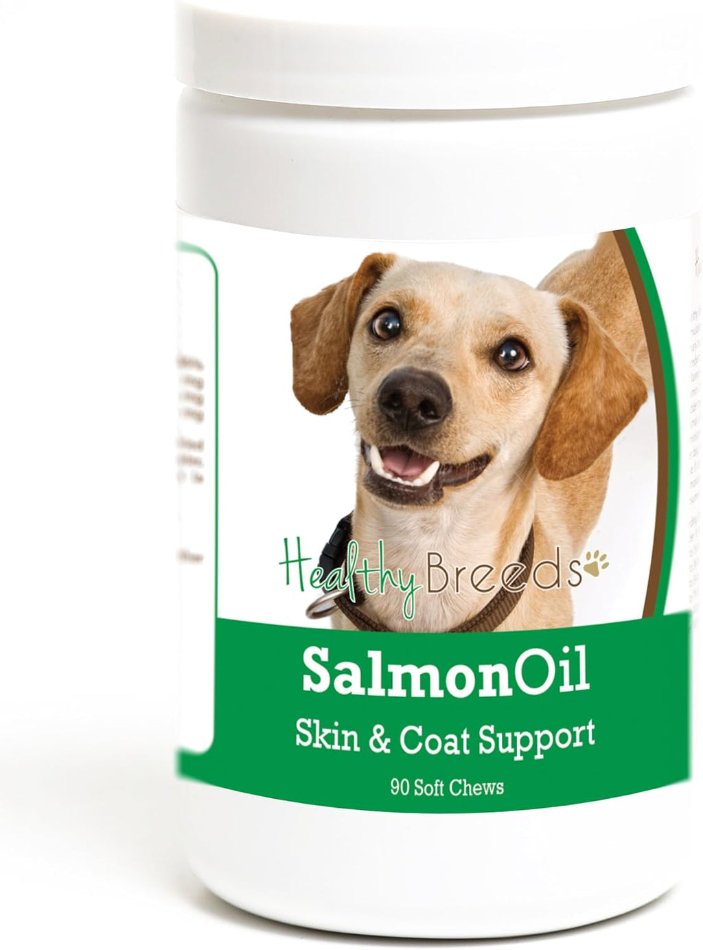 Healthy Breeds Aceite de Salmón Masticables Blandos para Perros Saint Bernard, 120 Unidades