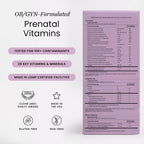 Perelel Pack Prenatal Segundo Trimestre - Multivitamínico con Magnesio, Omega 3, Hierro y Calcio, 30 Sobres Diarios