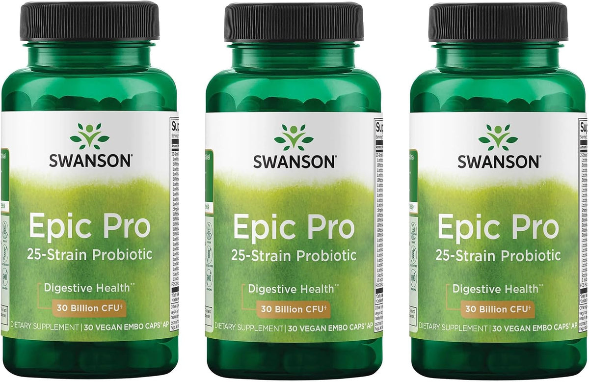 Swanson Epic-Pro 25 Cepas Probiótico con – Calidad certificada: Fabricado en instalaciones GMP, probado por – Image 10