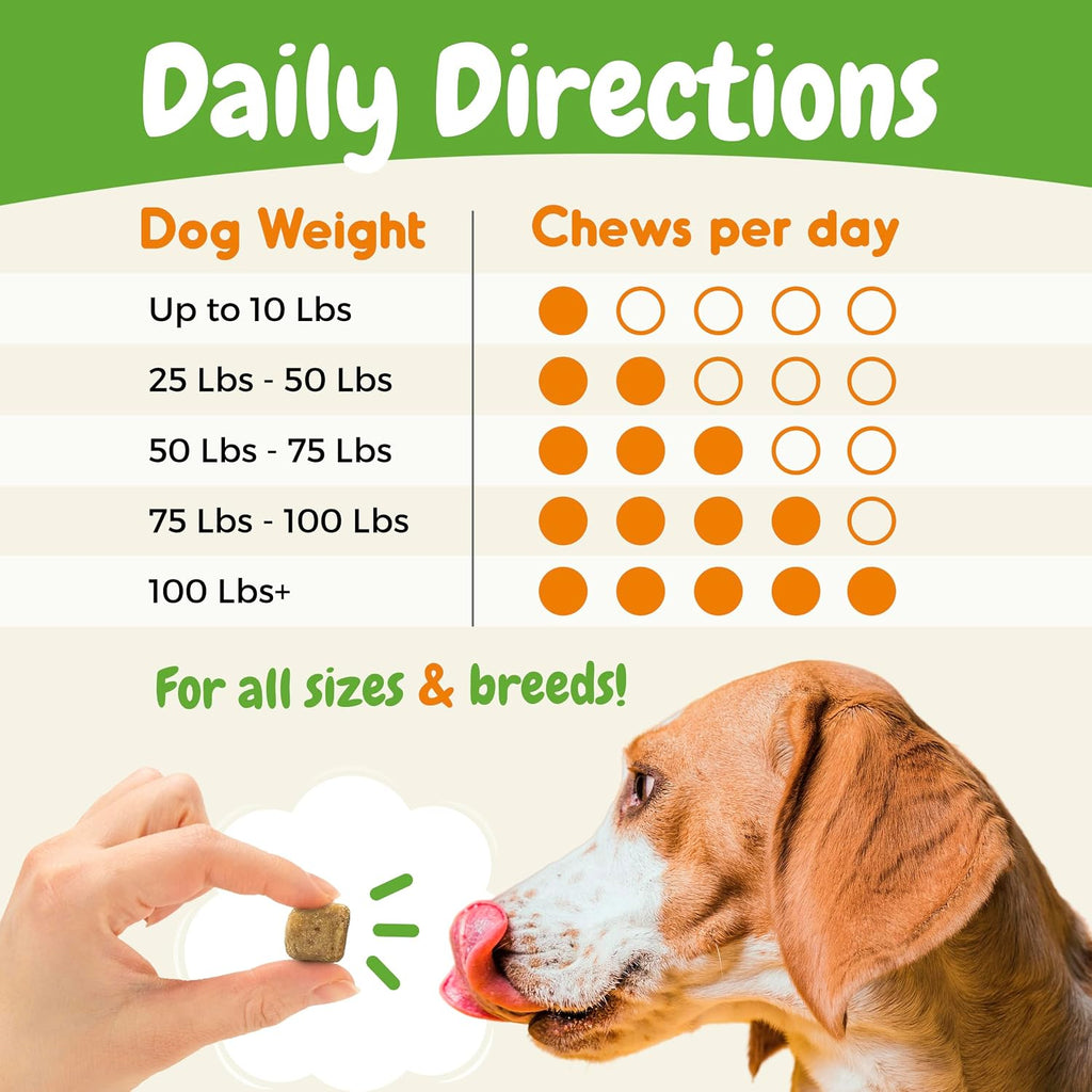 INNER PAW Probióticos para Perros con Enzimas Digestivas y Prebióticos – 120 Masticables Sabor Pollo