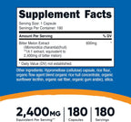 Nutricost Melón Amargo 600mg, 180 Cápsulas (3 Botellas)