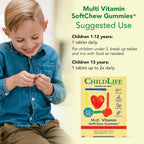 CHILDLIFE ESSENTIALS Multivitamínico en Gominolas para Niños - Sin Azúcar, Sabor Naranja Natural, 27 Gominolas