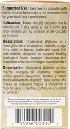 Bio Nutrition Cholesterol Wellness 60 VGC 2 Pack