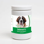 Healthy Breeds Aceite de Salmón Masticables Blandos para Perros Saint Bernard, 120 Unidades