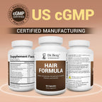 Dr. Berg All-in-One Vitaminas para Cabello, Piel y Uñas - Fórmula Avanzada con Biotina y Saw Palmetto - 90 Cápsulas Vegetales