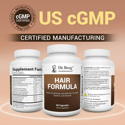 Dr. Berg Multivitamínico para Cabello, Piel y Uñas - Fórmula Avanzada con Biotina, Saw Palmetto y Minerales Traza - 90 – Image 5
