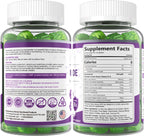 Gominolas de Nicotinamida 500mg sin Azúcar, (Niacinamida sin Flush) Suplemento de Vitamina B3 para Metabolismo Energético y Vitalidad, Sabor Arándano, 120 Unidades