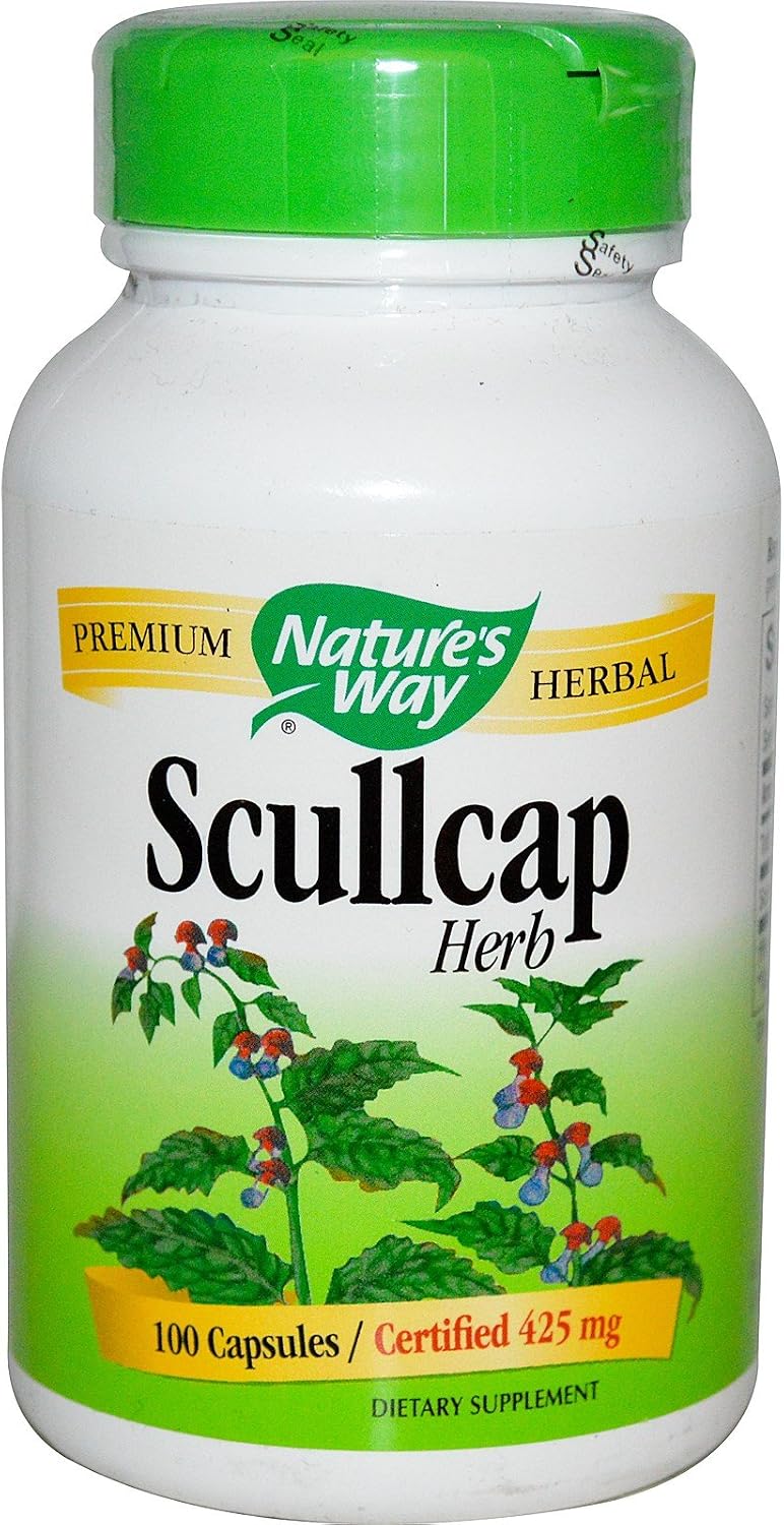 Scullcap Herb - 200 Cápsulas (Envase de 2)