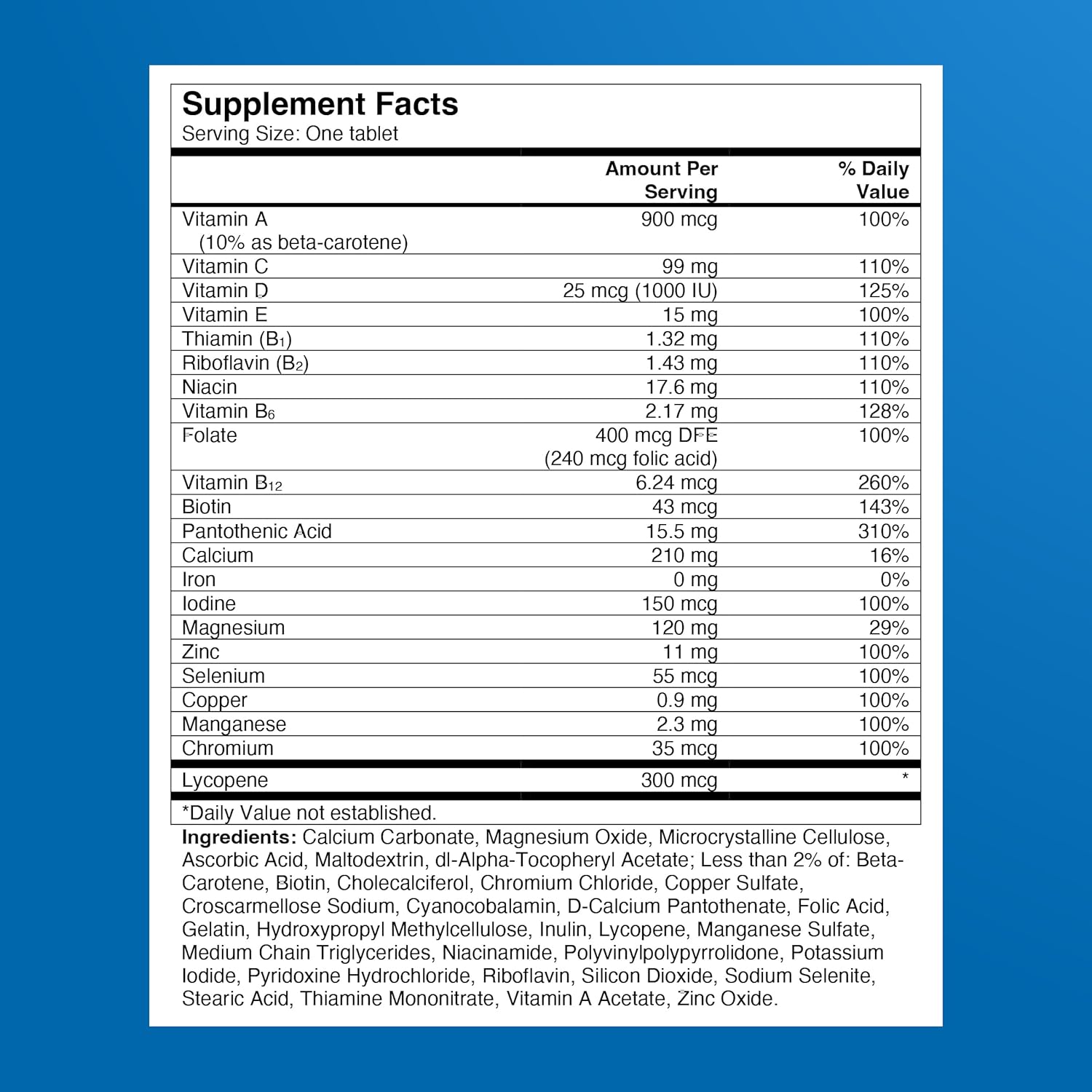 One A Day Multivitamínico para Hombres - 200 Comprimidos