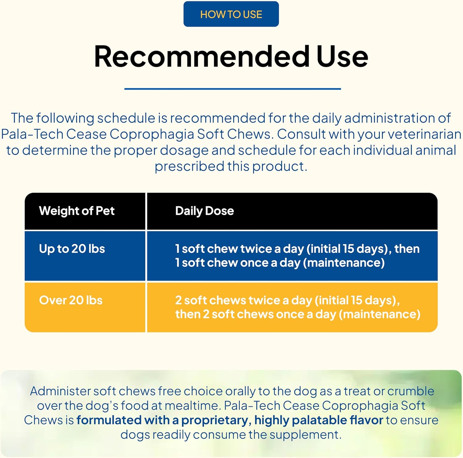 Pala-Tech Anti-Coprophagia Chewables for Dogs, 90 Count - Beef Liver Flavor