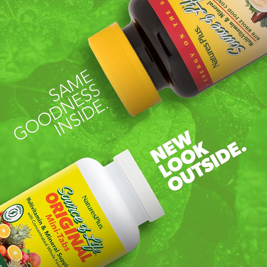 NaturesPlus Source of Life Multivitamínico y Mineral, 360 Mini-Comprimidos