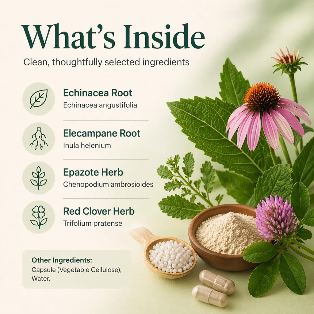 Bernard Jensen's Quick Airway Defense - 440 mg, 60 Cápsulas de Tapioca - Suplemento Herbal para el Apoyo Respiratorio