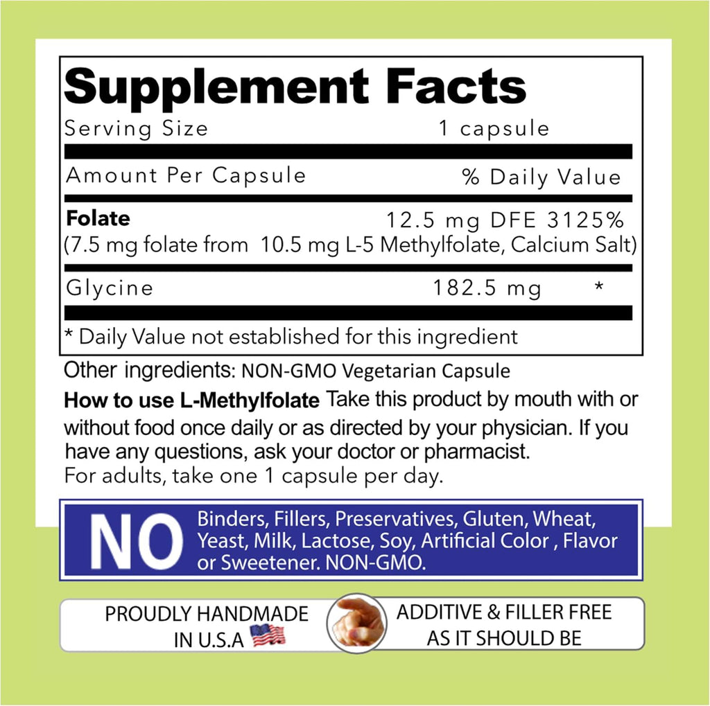 Our Daily Vites L-Methylfolate 7.5mg - 90 Cápsulas