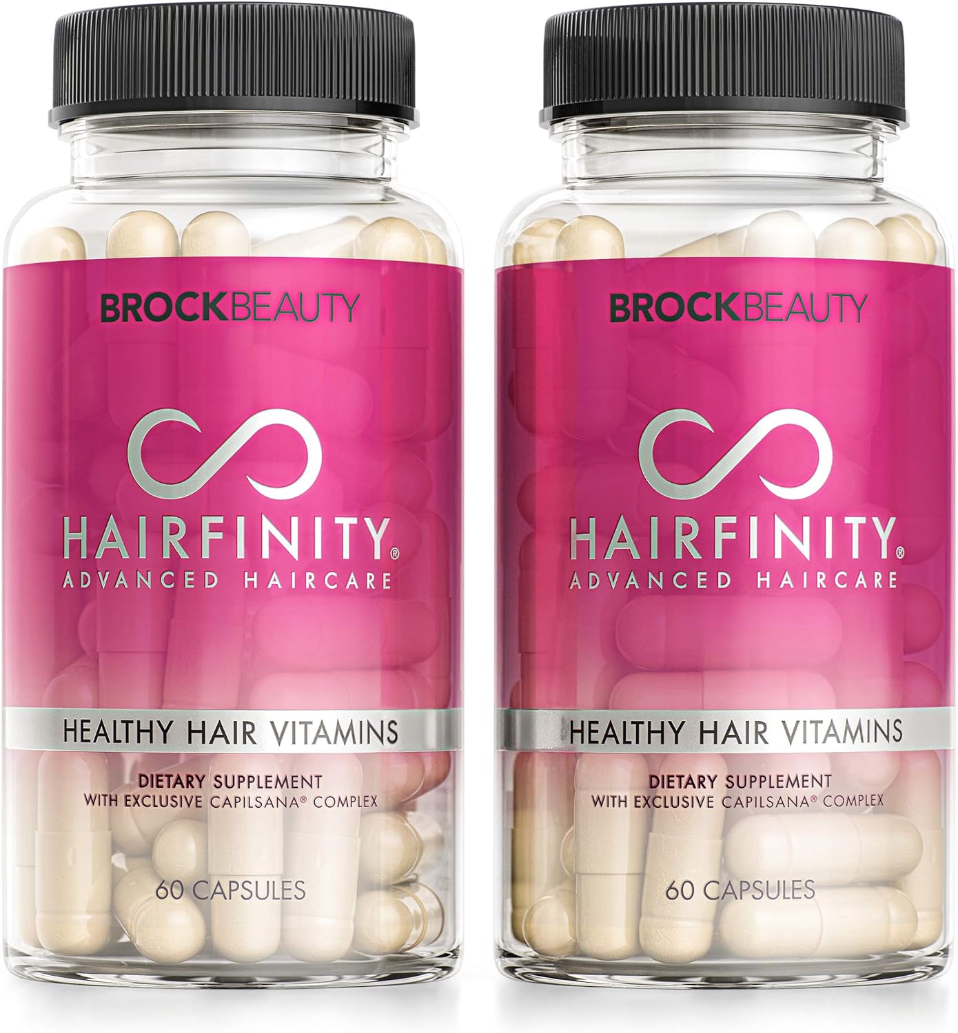 Hairfinity Vitaminas para el Cabello - Biotina, Aminoácidos y Complejo Capilsana - 120 Cápsulas Veganas