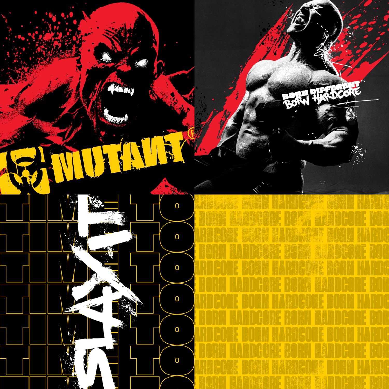 Mutant Madness Pre Workout en Polvo - 30 Servicios - Orange Rush