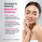 NeoCell Biotin Complex Cabello, Piel y Uñas | 90 Cápsulas | con Péptidos de Queratina Bioactivos y Ácido Alfa Lipoico | Fórmula Radiante