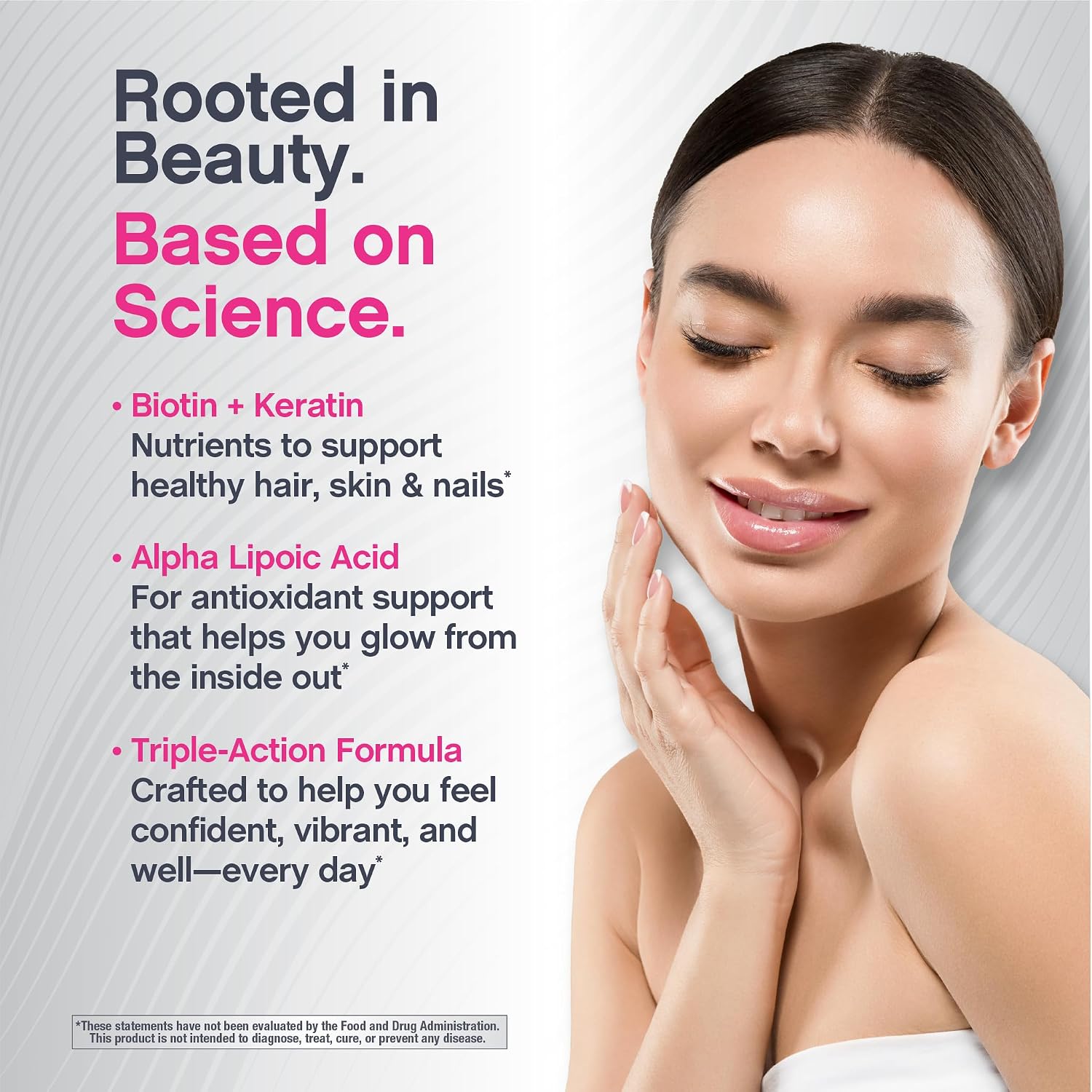 NeoCell Biotin Complex Cabello, Piel y Uñas | 90 Cápsulas | con Péptidos de Queratina Bioactivos y Ácido Alfa Lipoico | Fórmula Radiante