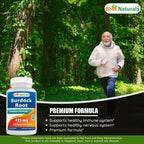 Best Naturals Raíz de Bardana 425 mg - 180 Cápsulas (Pack de 2)