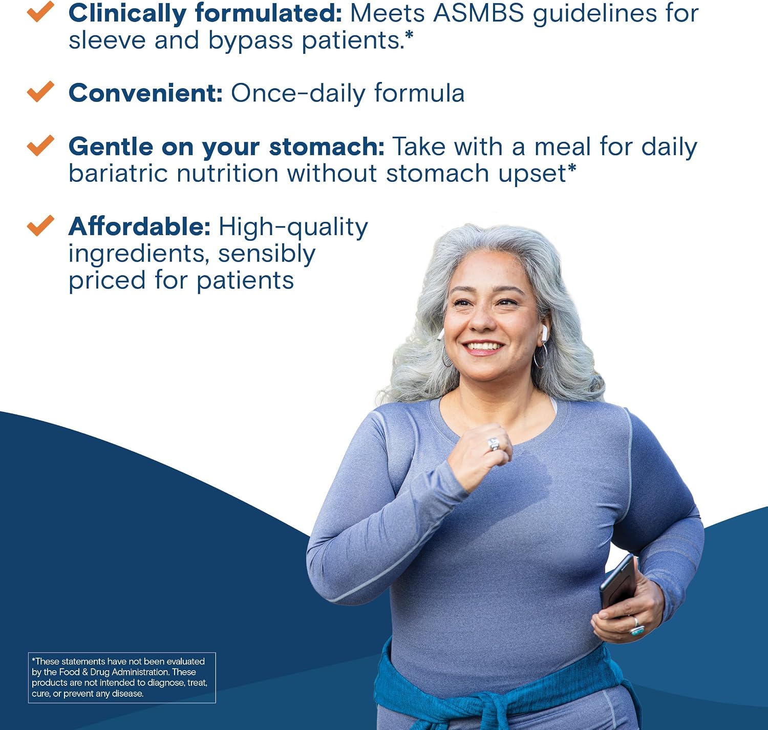 Bariatric Fusion One Per Day Multivitamínico Bariátrico con Hierro para Mujeres - 90 Cápsulas (3 Meses)