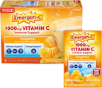 Emergen-C 1000mg Vitamina C en Polvo Sabor Mandarina 30 Sobres - Apoyo Inmunológico con Zinc, Manganeso, 7 Vitaminas B y Electrolitos