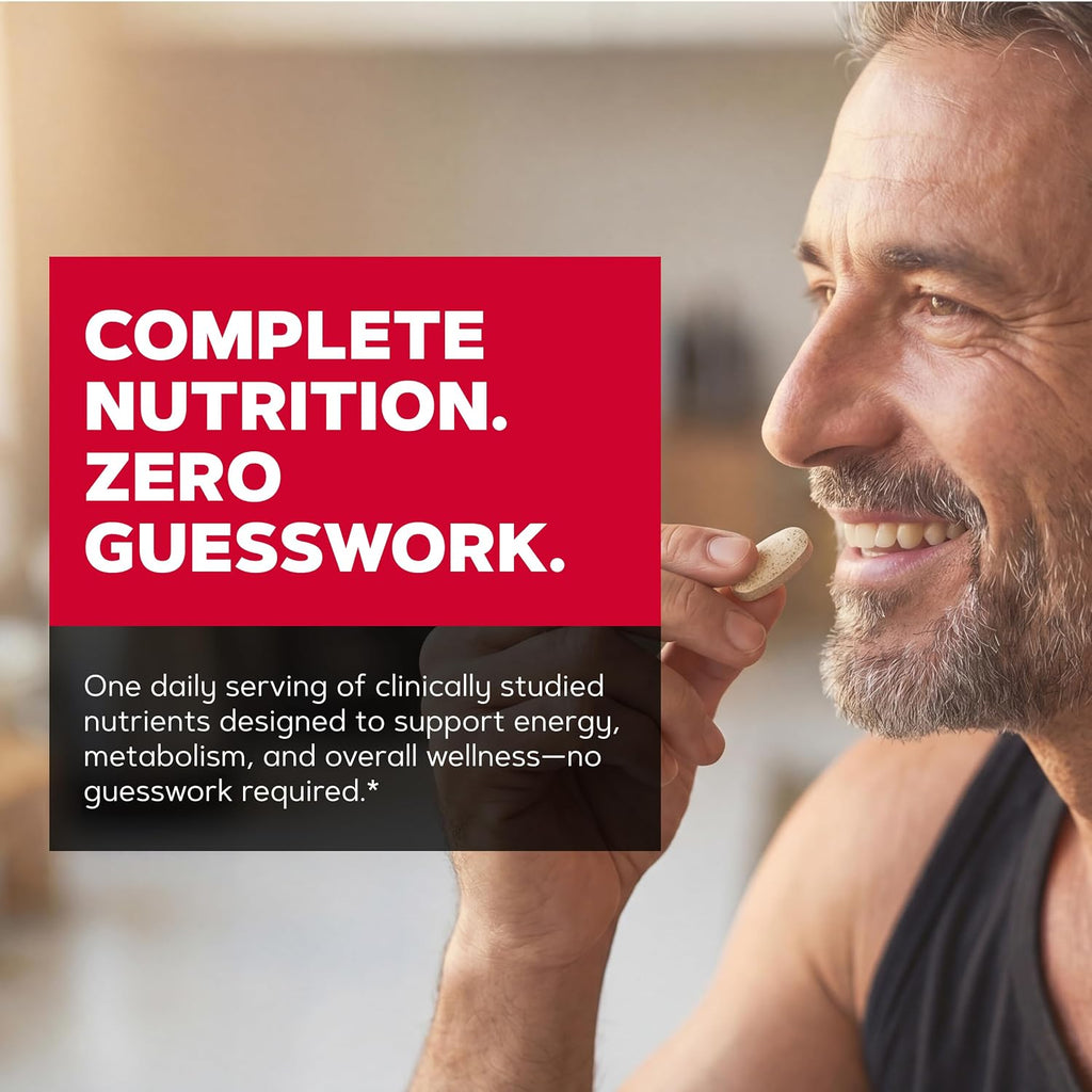 GNC Mega Men Energy & Metabolism Multivitamínico para Hombres | Antioxidantes y Quema de Calorías | 90 Comprimidos