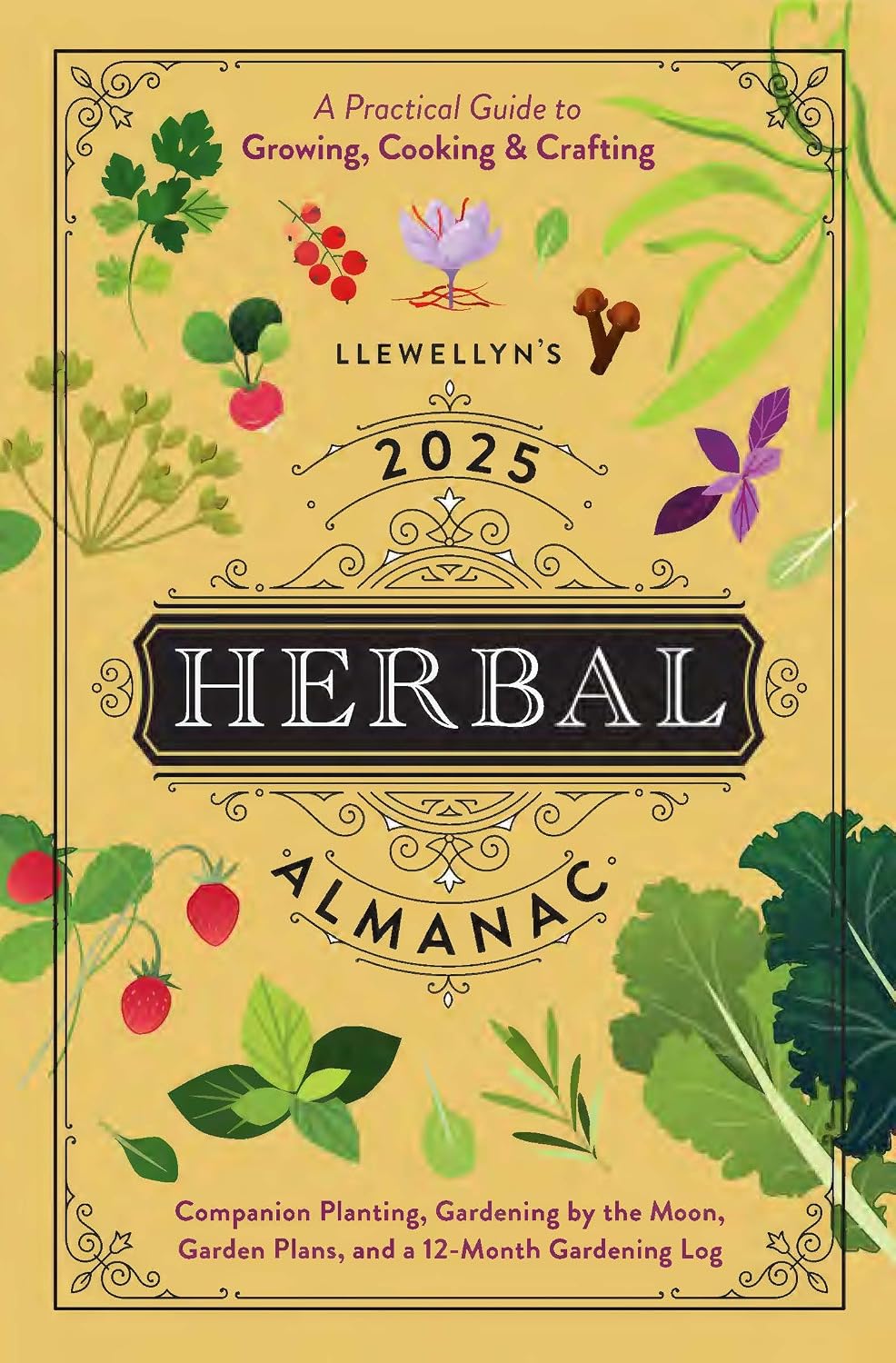 Almanaque herbario 2025 de Llewellyn: Guía práctica para el cultivo, la cocina y la elaboración artesanal